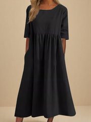 Aster Round Neck Dress
