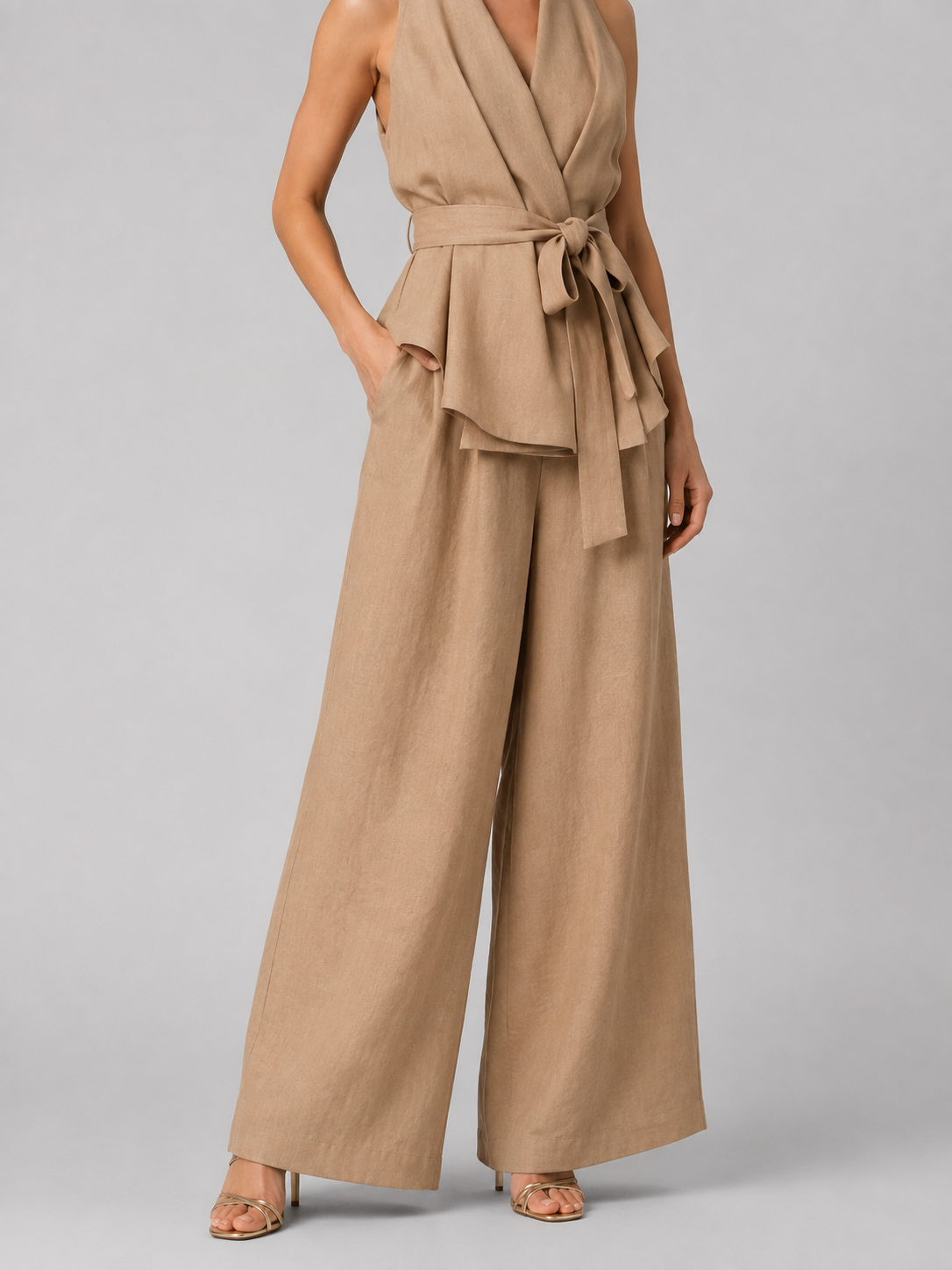 Amelie Wrap Top Trouser Set