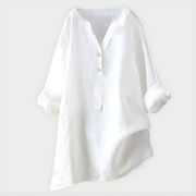 Odile Relaxed V Neck Blouse