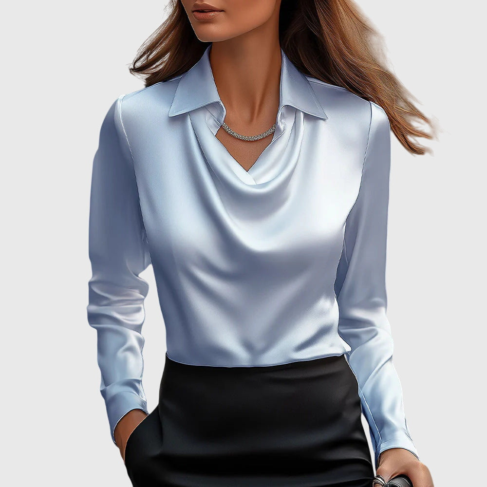 Lenora Pleated Blouse