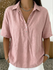 Ailsa Button Front Collared Shirt
