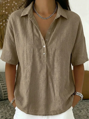 Ailsa Button Front Collared Shirt