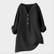 Odile Relaxed V Neck Blouse
