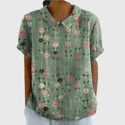 Penelope Short Sleeve Floral Blouse