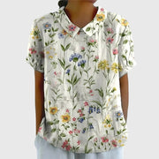 Penelope Short Sleeve Floral Blouse