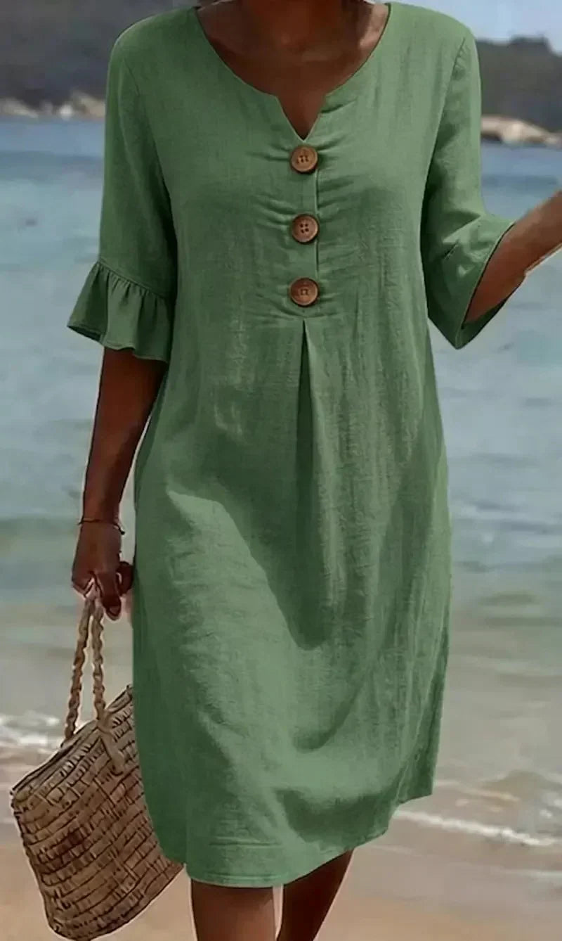 Rowan Puff Sleeve Dress