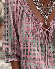 Pippa V-Neck Lace Blouse