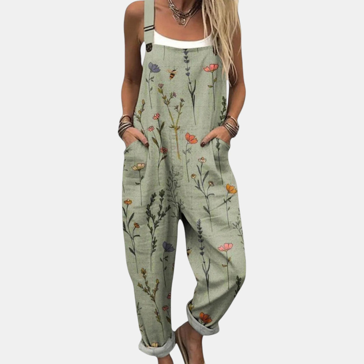 Hadley Printed Wide Leg Jumpsuit