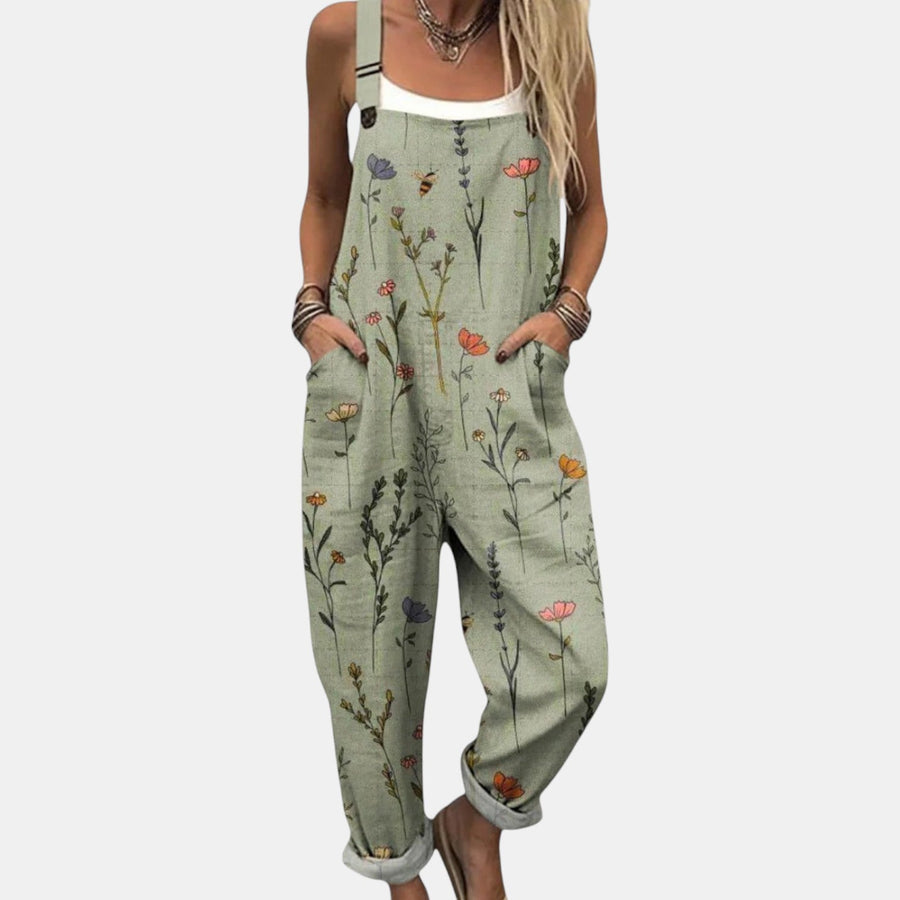 Hadley Printed Wide Leg Jumpsuit