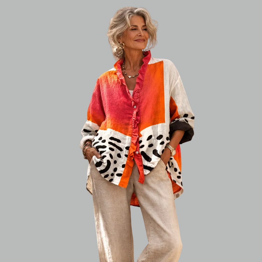 Calista Printed Blouse