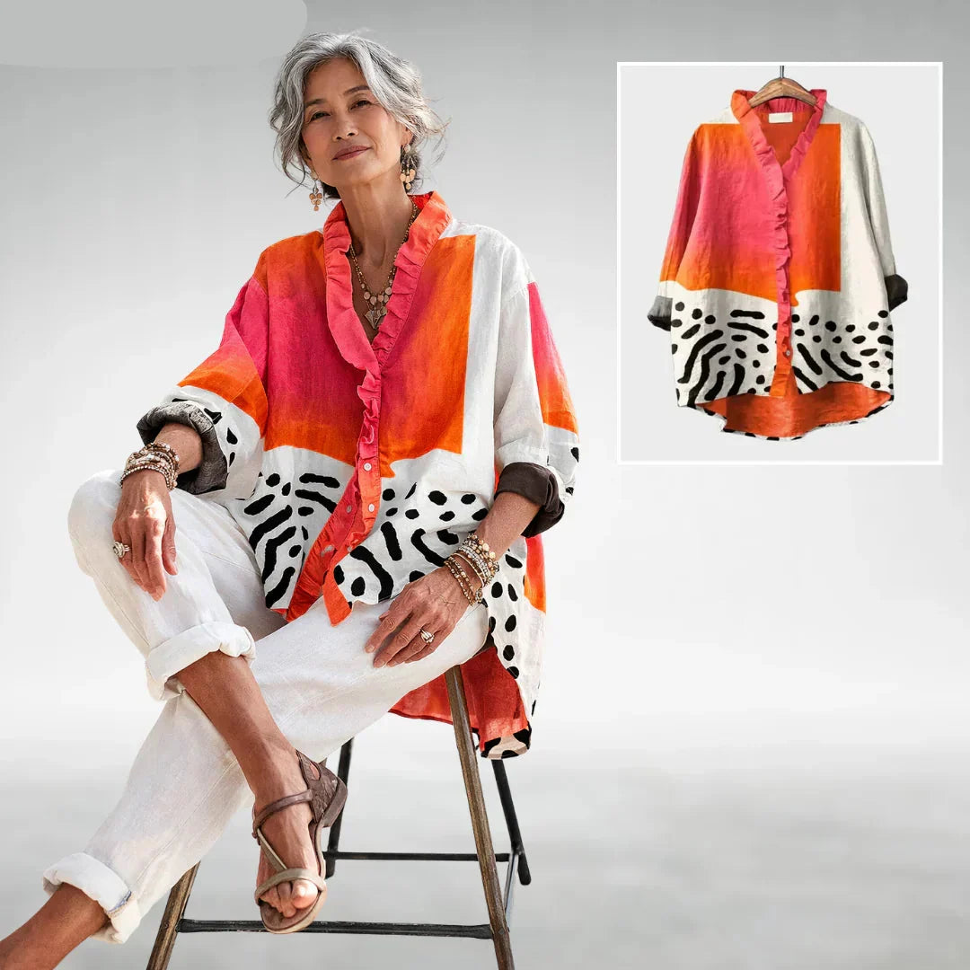 Calista Printed Blouse