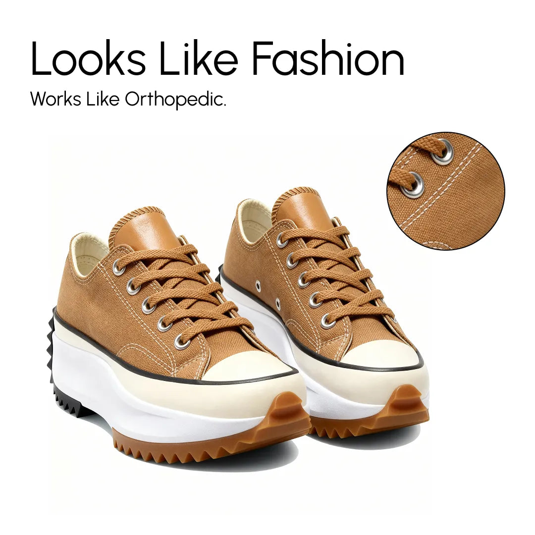 Laurel Cushioned Lace Up Flats