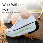 Laurel Cushioned Lace Up Flats