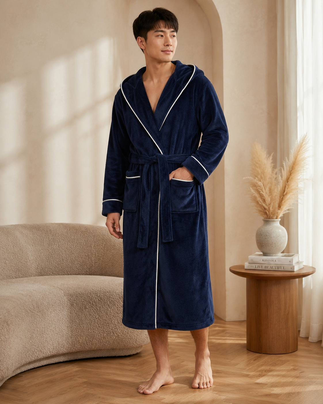 Hooded Bathrobe