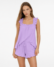 Leonie Ruffle Drawstring Two-Piece Set