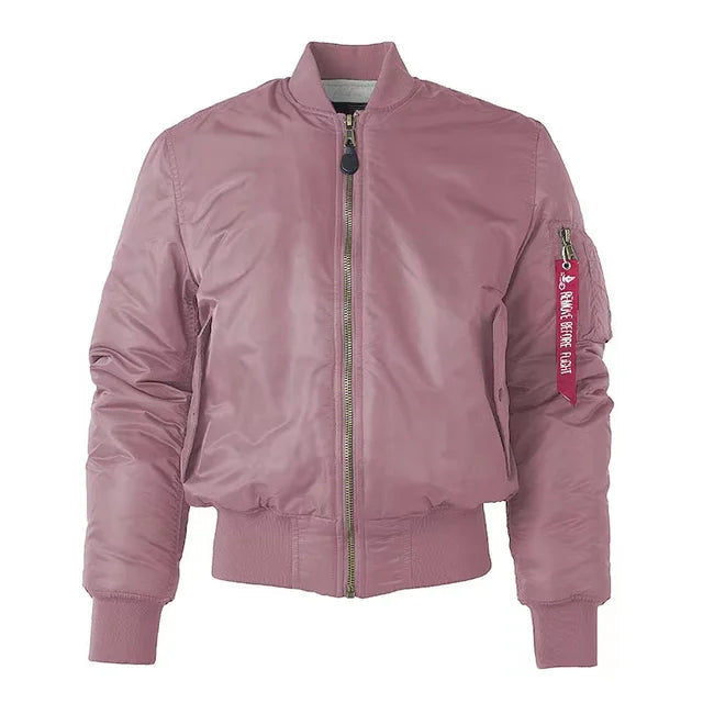 Classic MA-1 Bomber Jacket - Windproof, Water-Resistant, Comfortable Fit