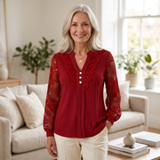 Kaia Lace V-Neck Blouse