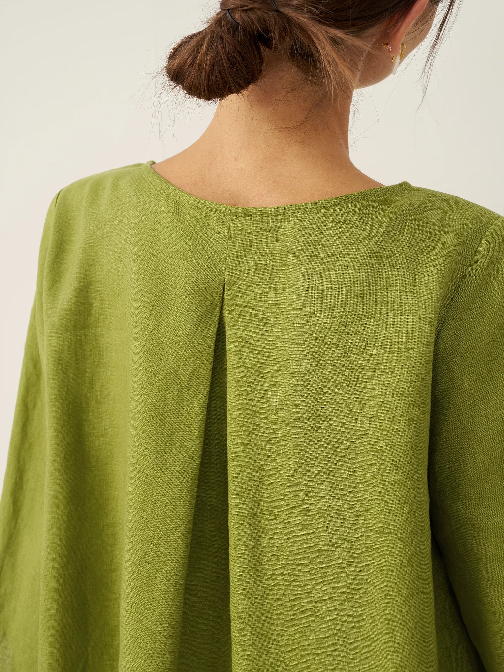 Ella | Chic Asymmetrical Linen Blouse for Women 8
