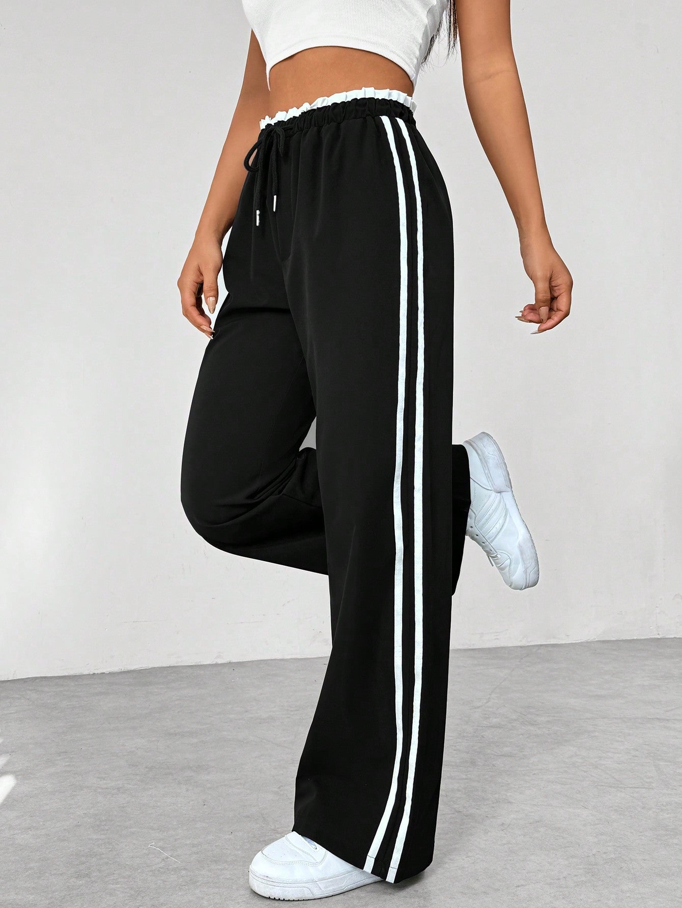 Elsa – Casual Wide Leg Trousers for Effortless Style and Comfort in Spring and Autumn