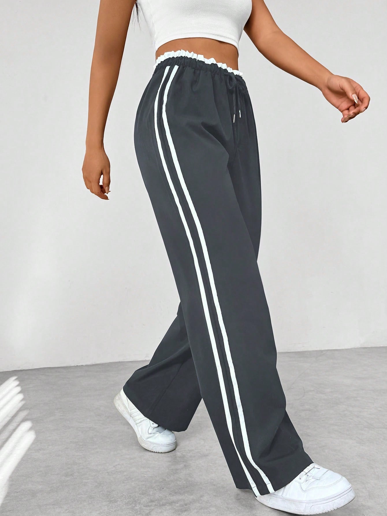 Elsa – Casual Wide Leg Trousers for Effortless Style and Comfort in Spring and Autumn