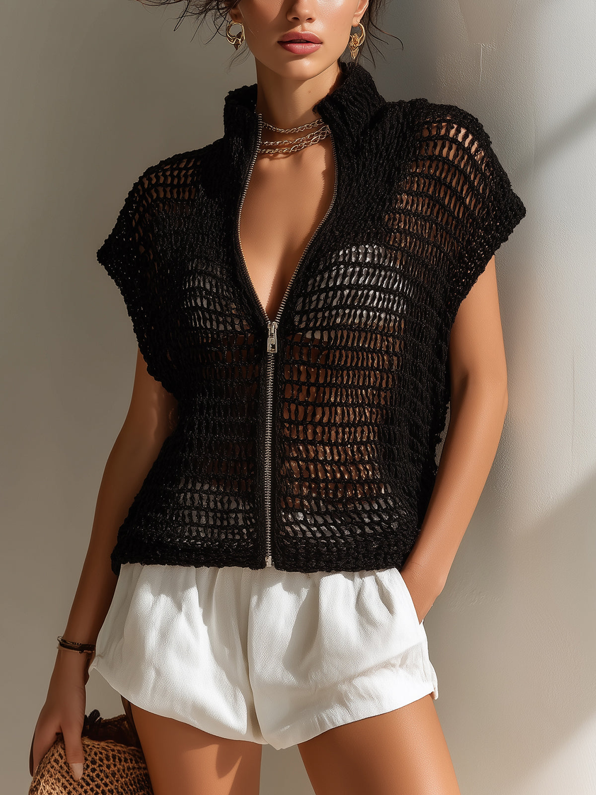 Emma | Stylish Lightweight Black Cardigan for Women 0