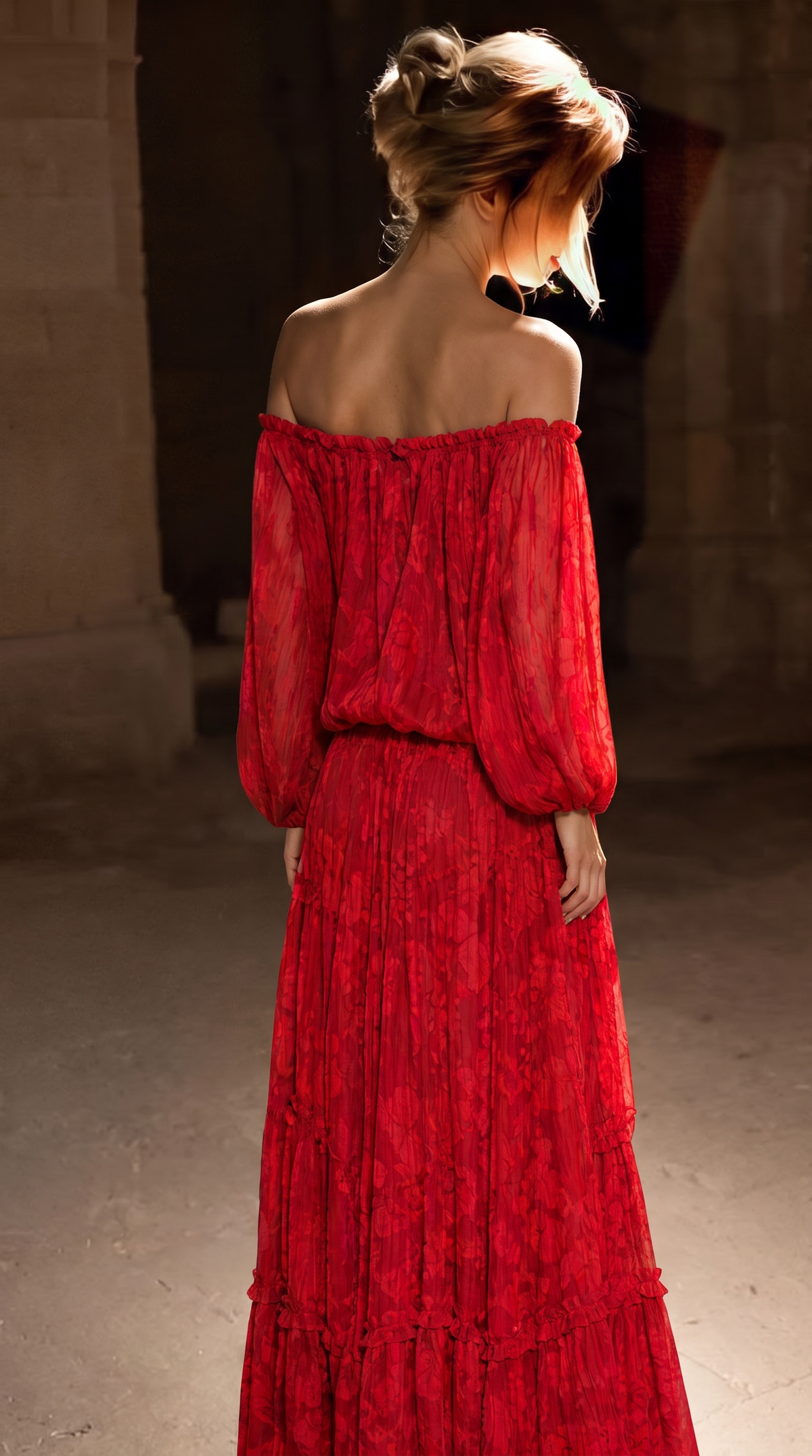 Penelope Off Shoulder Sleeveless Maxi Dress