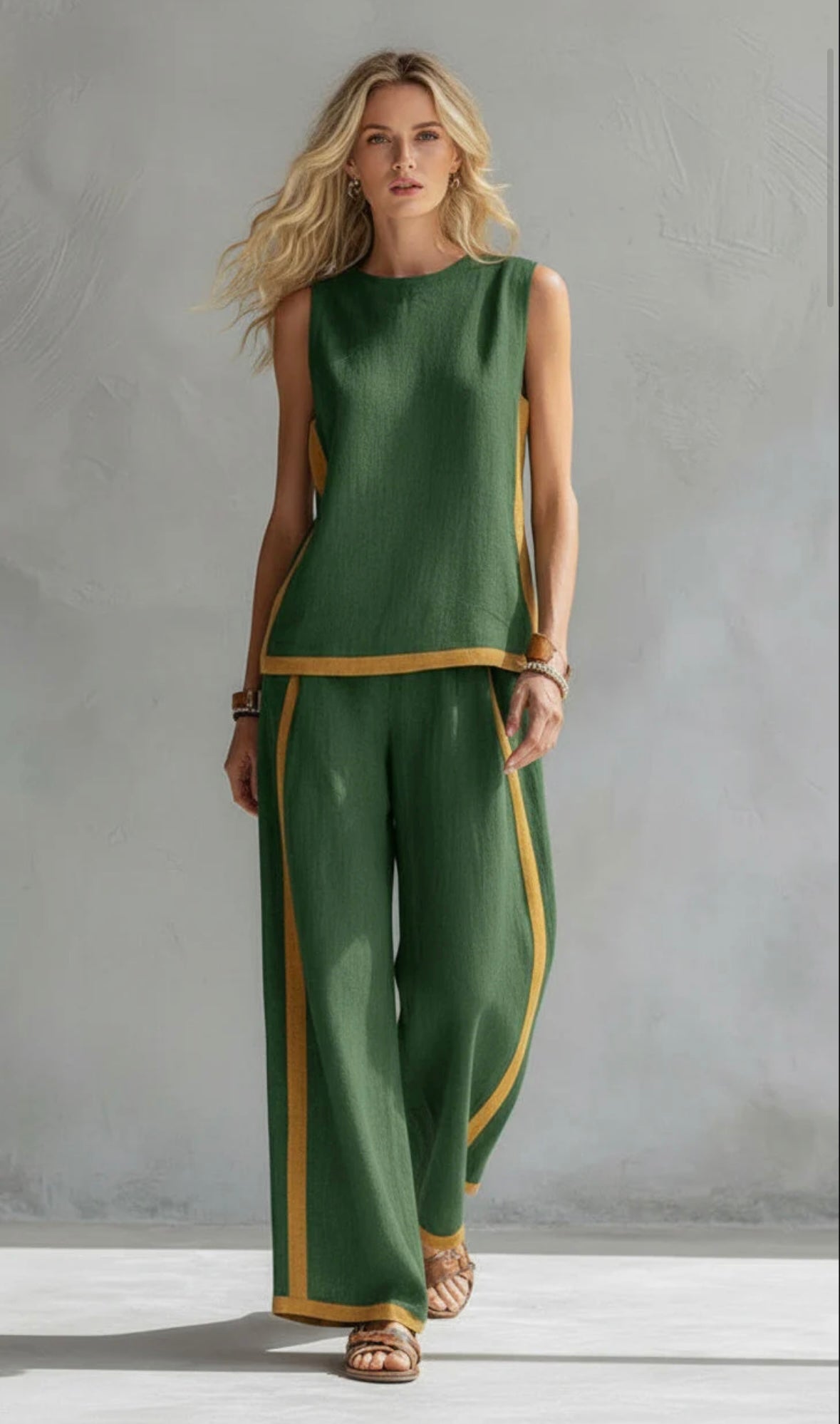 Solenne Relaxed Top and Trouser Set