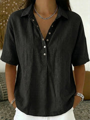 Ailsa Button Front Collared Shirt