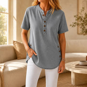 Tilda Side Button Henley Tunic