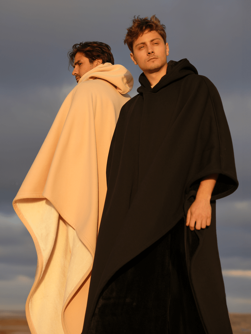 Luxe Luxury Fleece Poncho with Hood for Ultimate Warmth and Comfort