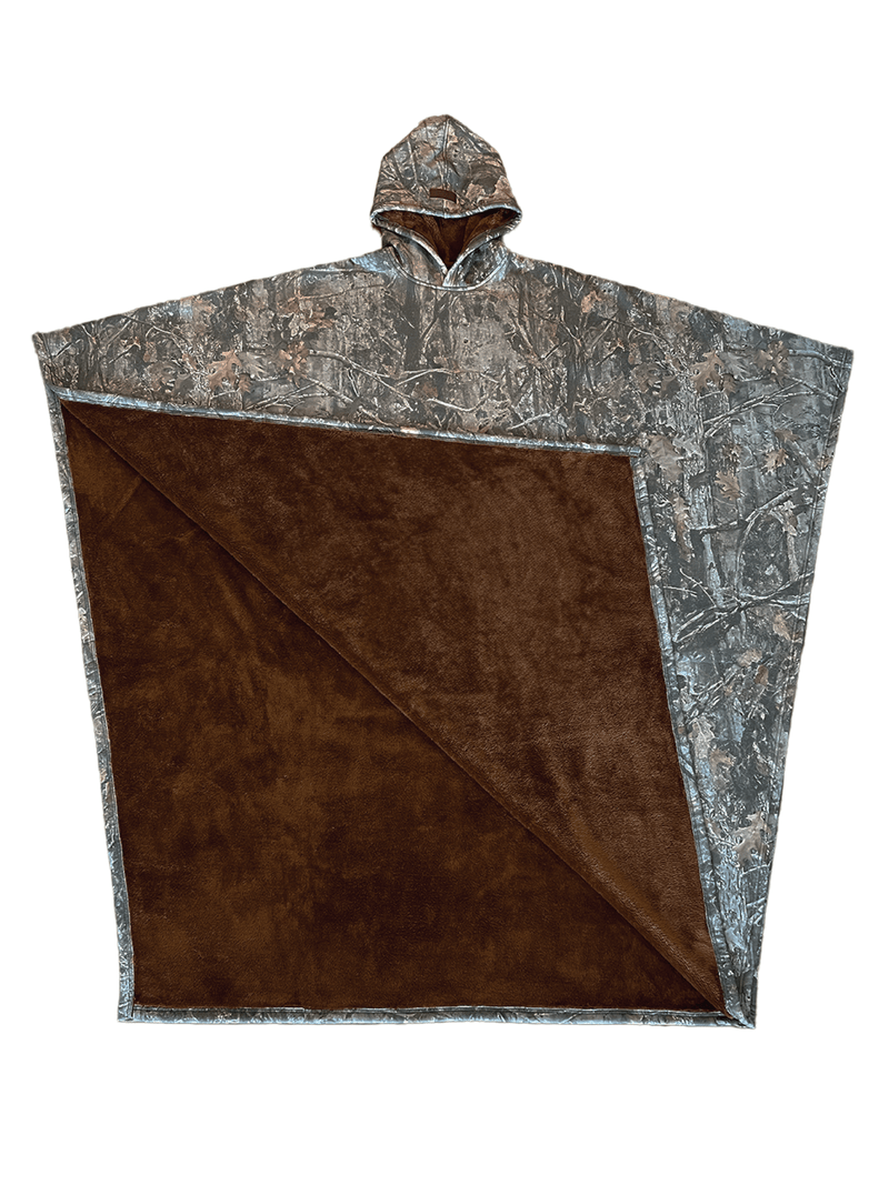 Variant image for Luxe Luxury Fleece Poncho with Hood for Ultimate Warmth and Comfort-9