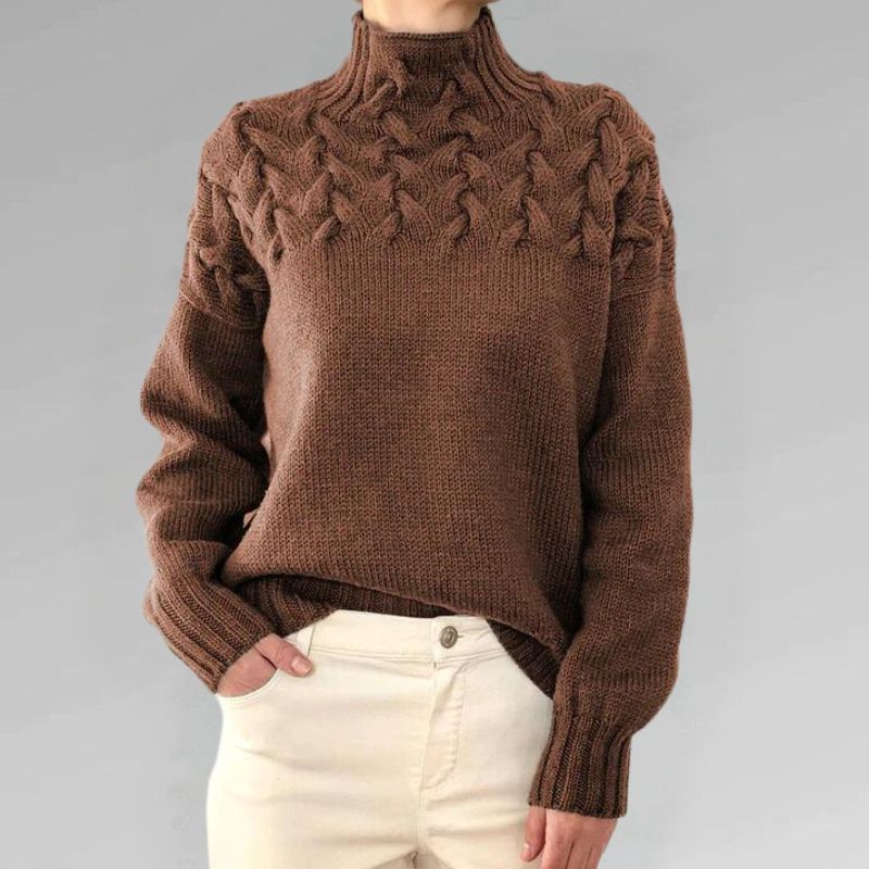 Inez - Cashmere Turtleneck Sweater for Women - Elegant Warmth & Comfort