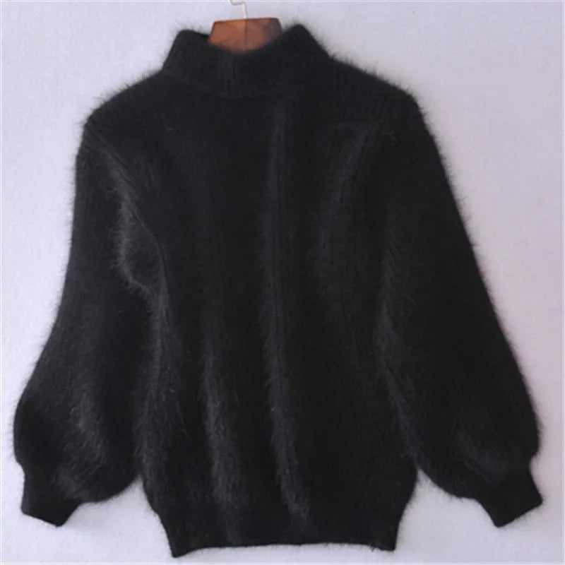 Variant image for Jessica Premium Wool Blend Turtleneck Sweater for Women - Ultimate Winter Comfort-49