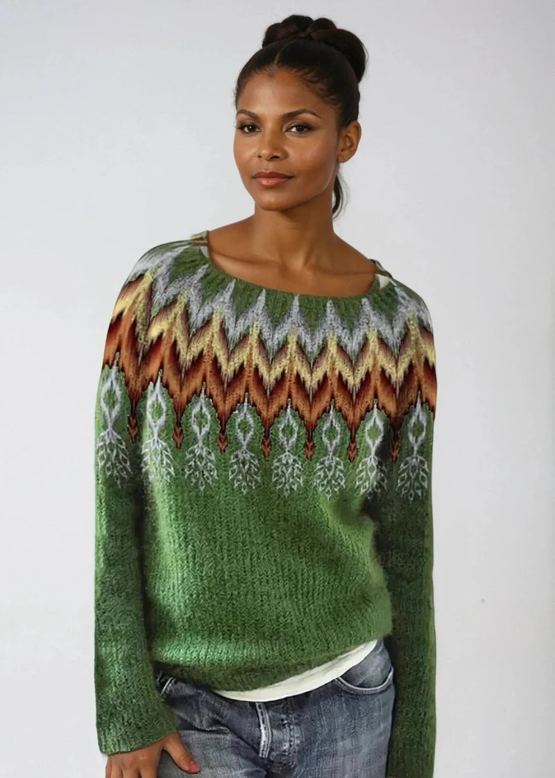 Variant image for Maya Women's Icelandic Wool Sweater - Warm, Breathable, Timeless Design-1
