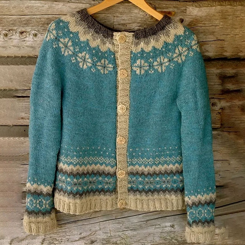 Sofia - Women's Long Cardigan in Icelandic Wool for Ultimate Warmth and Comfort