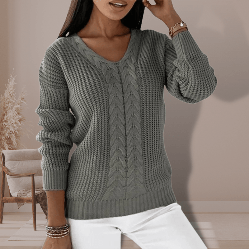 Variant image for Oriana - Cozy Knit Sweater for Women, Soft Eco-Friendly Fabric, Stylish Comfort-1