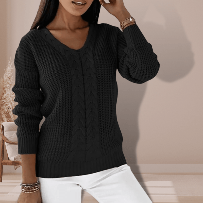 Oriana - Cozy Knit Sweater for Women, Soft Eco-Friendly Fabric, Stylish Comfort