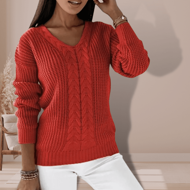 Variant image for Oriana - Cozy Knit Sweater for Women, Soft Eco-Friendly Fabric, Stylish Comfort-16