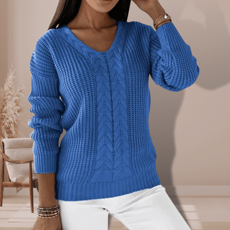 Variant image for Oriana - Cozy Knit Sweater for Women, Soft Eco-Friendly Fabric, Stylish Comfort-11