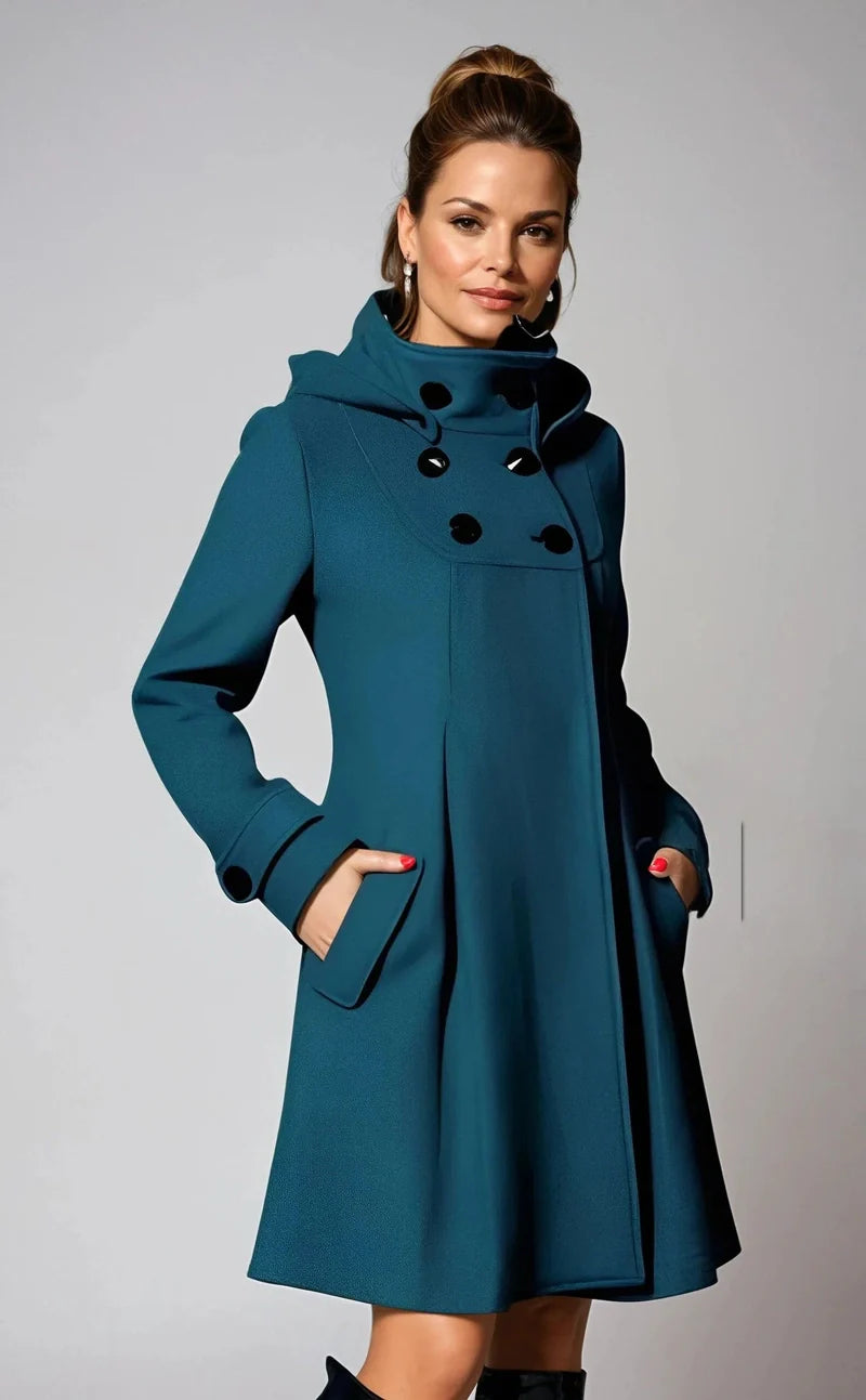 Variant image for Bella - Women's Cashmere Winter Coat for Ultimate Warmth and Timeless Style-1