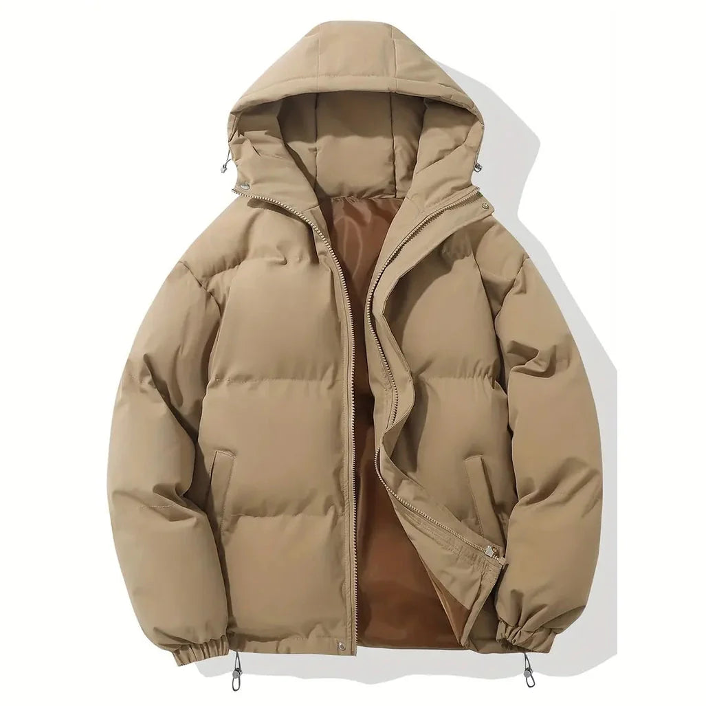 Variant image for Men's Lightweight Insulated Down Jacket - Cozy Hooded Puffer for Winter-31