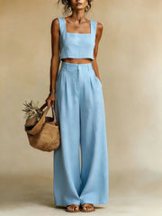 Elspeth Flowing Palazzo Trouser Set
