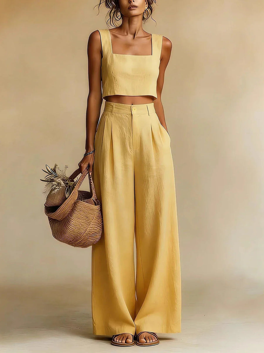 Elspeth Flowing Palazzo Trouser Set