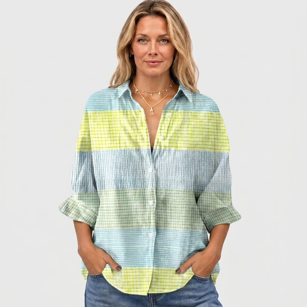 Iris Button Front Blouse