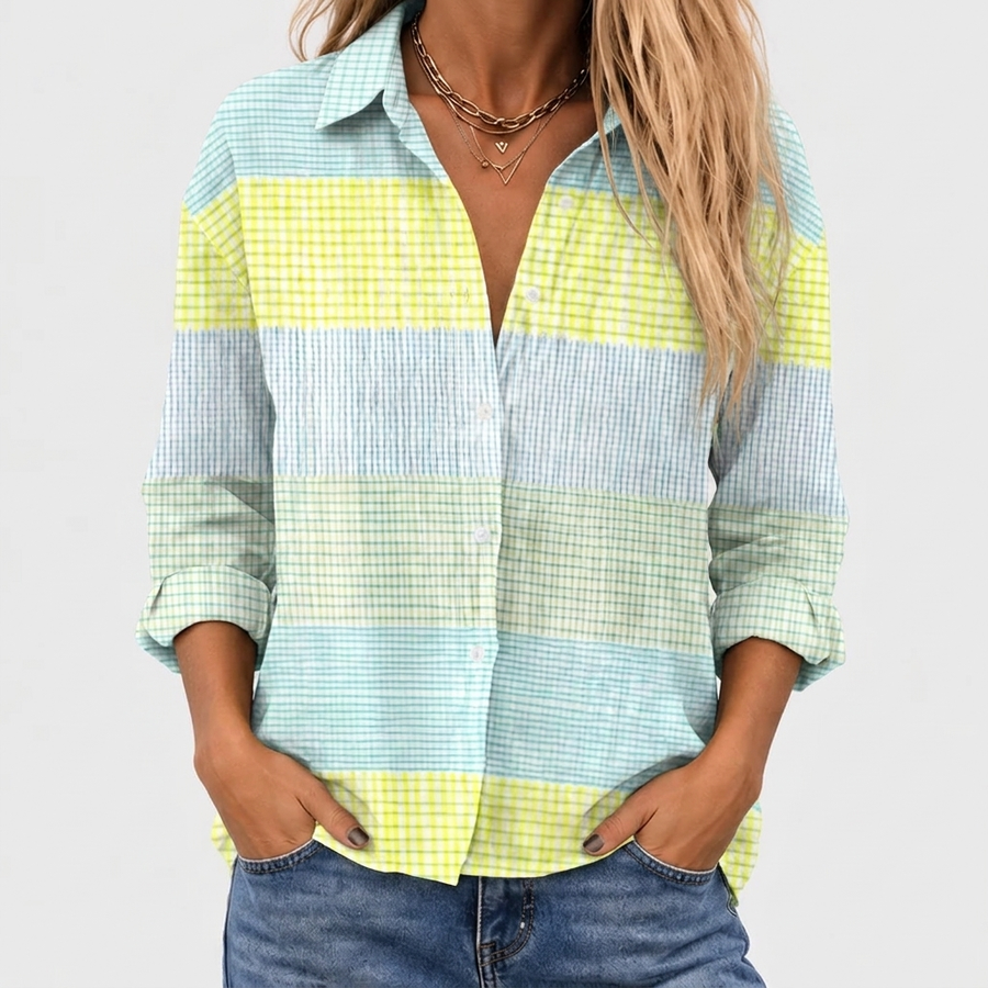 Iris Button Front Blouse