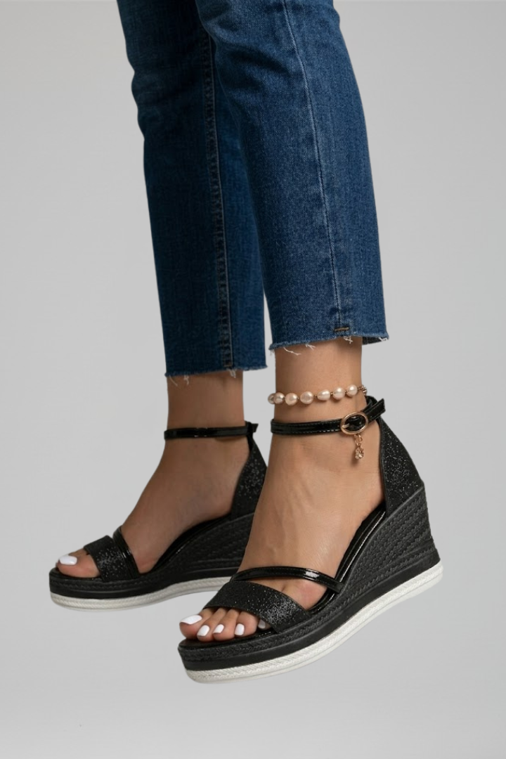 Cleo Cushioned Platform Slides