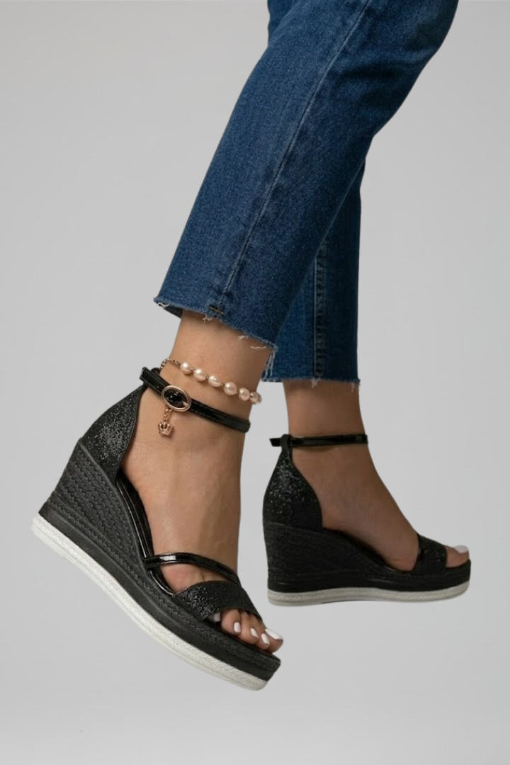 Cleo Cushioned Platform Slides