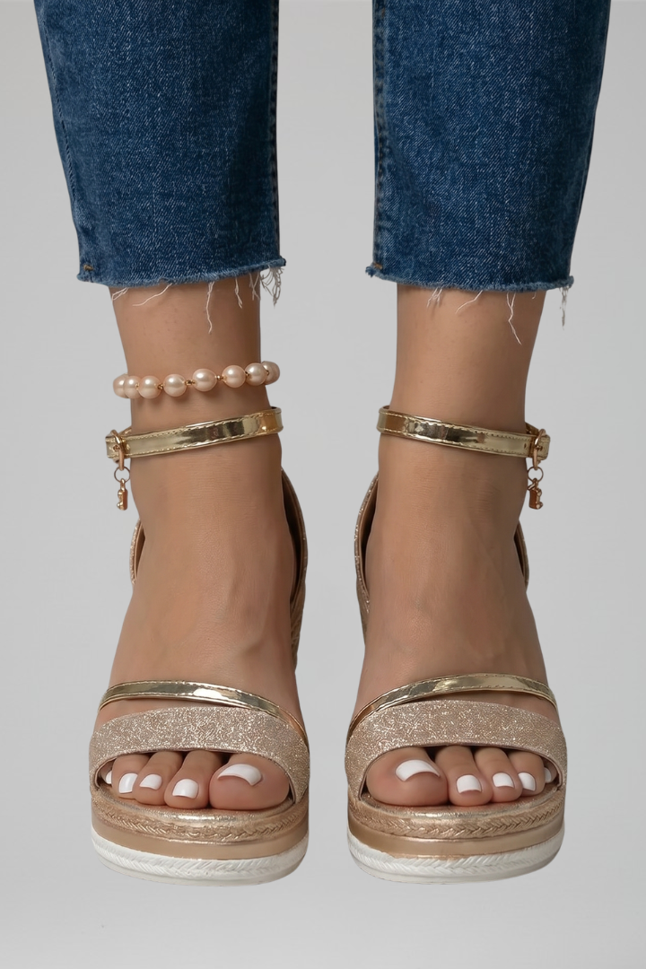 Cleo Cushioned Platform Slides