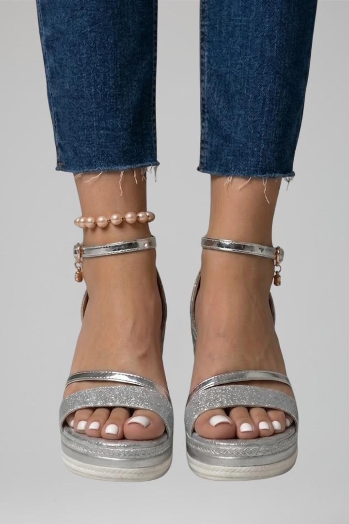 Cleo Cushioned Platform Slides