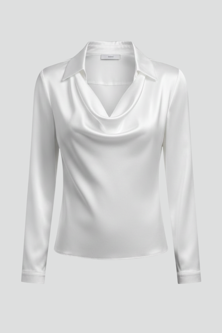 Margot Cowl Neck Long Sleeve Blouse